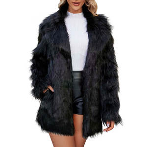 Premium Fur <b>Coat</b> Comfortable Thick Fabric Smooth Feel Fashion Forward Outerwear For Winter Casual Events And Seasonal Styling - Product Image 4