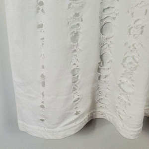 Venta al por mayor en blanco liso peso pesado 280 gramos camiseta desgastada ropa de calle personalizada hombres desgastados camisetas con bajo Moq y precio - Product Image 2