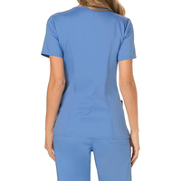 Tenues d'hôpital respirantes en polyester à faible MOQ pour femmes adultes, uniformes de salon de beauté et spa de haute qualité, détection des aiguilles, service OEM