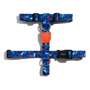 Atlanta Pet Safety H-Harness Reflective Cartoon Fashion Style Customizable Nylon Polyester Available in XS S M XL Sizes Buckles - Product Image 2