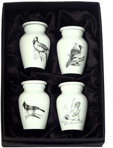 โกศใส่ศพแบบโบราณมีหลายสีสำหรับขี้เถ้าของมนุษย์สีน้ำตาลดำของสุนัขโลงศพสำหรับสัตว์เลี้ยง - Product Image 5