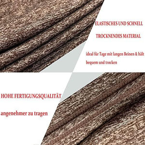 กางเกงขาสั้นออกกำลังกายแห้งเร็วของผู้ชายสำหรับฤดูร้อนผ้าไนลอนผสมผ้าฝ้ายน้ำหนักเบาและระบายอากาศได้ดีผลิตตามสั่ง - Product Image 3