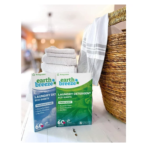 Proveedor Directo de Hojas de Detergente para Ropa Earth Breeze - Aroma Fresco - Sin Envase de Plástico (60 Cargas) 30 Hojas Tecnología Sin Líquido - Product Image 4