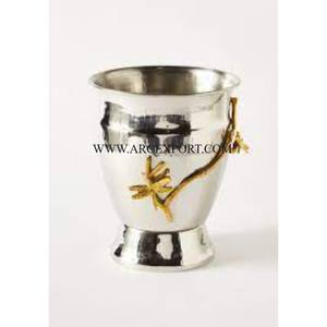 Nouveauté argent Ware brillant miroir poli en acier inoxydable poubelle tendance conception maison décorative intérieur poubelle - Product Image 2