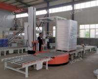 Machine d'emballage de palettes électrique entièrement automatique avec contrôle PLC pour l'emballage de vêtements, d'aliments, de boîtes, film étirable en plastique