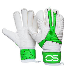 Meilleures ventes de gants de gardien de but en cuir durable de haute qualité antidérapants équipement de football Offre Spéciale pour le sport - Product Image 1