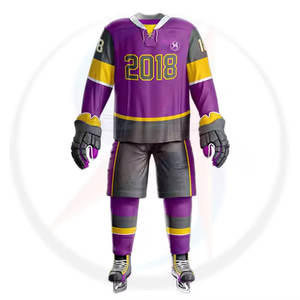 High Performance Ice Hockey Jerseys and Shorts Full Set Custom Team Uniforms with <b>Any</b> Color or Design - Product Image 1