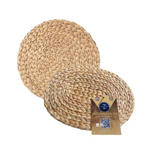 Napperon en jacinthe d'eau écologique personnalisable en gros OEM ODM du Vietnam pour la vaisselle et les assiettes - Product Image 1