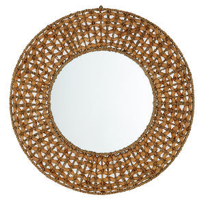 Water Hyacinth <b>Mirror</b> Frame Wall Hanging <b>Mirror</b> Customized Size <b>Vintage</b> Rustic Design Home Decor KING CRAFT VIET Vietnamese - Product Image 3