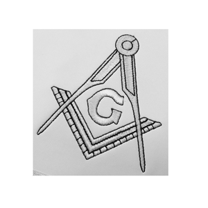 Bordado personalizado Blue Lodge Master Mason Delantal de cuero blanco con regalos de bolsillo Artesanía de resina - Product Image 3