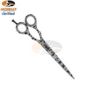 Tijeras de Peluquería para Zurdos de Acero Inoxidable, Hoja Recta Afilada con Punta Recubierta de Papel, Suministros Profesionales para Salón de Belleza - Product Image 4