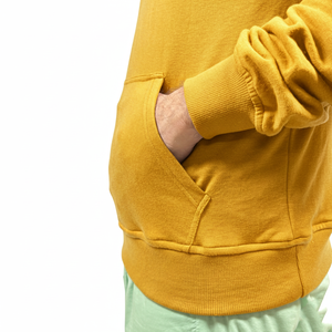 Sweat à capuche en coton 100% personnalisé en gros pour hommes, manches longues, polaire, poche, confortable, chaud, basiques - Product Image 6