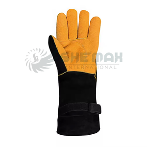 Gants de soudage à manches extra longues Conception ignifuge, confortable et protectrice pour la manipulation de fours à métaux chauds à vendre - Product Image 1