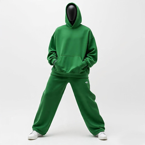 Conjunto Deportivo Personalizado de Algodón 100% Pesado, Chándal para Hombre, Traje Deportivo para Gimnasio, Conjunto de Dos Piezas, Fabricante Mayorista - Product Image 6