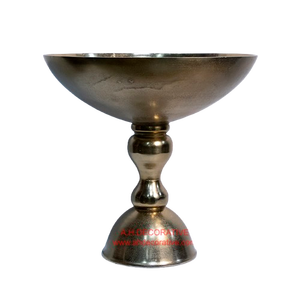 Hot & Attractive Premium Quality Gold Plated Bowl with <b>Tall</b> Base Home Table Decoration & Wedding Decoration Luxury Bowl for Sale - Product Image 1