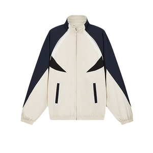 Top Cao Cấp Người Đàn Ông Của Hai-Mảnh Thể Thao Đặt Lưới Lót Nylon Tracksuit Zip In Ấn Áo Gió Cho Mùa Đông Đường Phố Mặc - Product Image 6