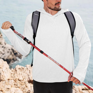 Sweat à capuche de pêche personnalisé avec logo, vêtements de performance, polyester à séchage rapide, manches longues, protection solaire UV, UPF 50, chemises de pêche - Product Image 4