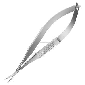 Professional Stainless Steel Eyelash <b>Extension</b> Spring Scissors Pointed Tip Custom Logo Beauty Grooming Tool - Product Image 6