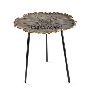 Mesa Auxiliar de Diseño Moderno con Base de Hierro, Acabado Negro Mate con Recubrimiento en Polvo, Mueble para Sala de Estar, Oficina o Hogar, Mesa de Centro - Product Image 4