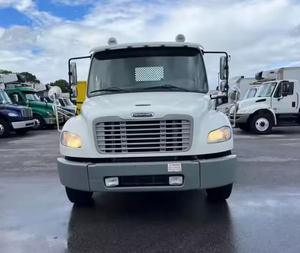 รถบรรทุกแท้ มือสอง ปี 2014 2016 2017 2018 สำหรับ Freightliner M2 106 24 ฟุต แบบพื้นเรียบ - เกียร์อัตโนมัติ 6,9 สปีด พร้อมลิฟท์ท้าย พร้อมส่งออก - Product Image 1