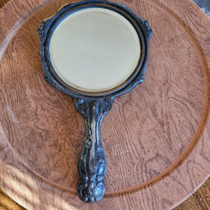 Top Quality Metal Brass Material Hand <b>Mirror</b> Marvelous Design Home Decorative Hand <b>Mirror</b> Perfect Choice For Daily <b>Makeup</b> - Product Image 3