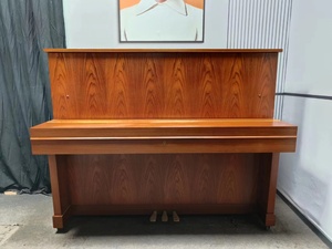 Piano Vertical Acústico Yamaha W103 Marrón de Primera Calidad para Músicos Profesionales, Piano Japonés Usado de Segunda Mano, Madera Maciza - Product Image 2