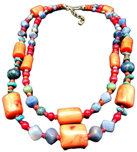 New Handmade Resin Crafts Necklace Customized Good Quality Indian Fashion Jewelry for Women <b>Angel</b> Model for Christmas Parties - Product Image 1