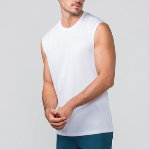 2025 Custom 250 Gsm Summer Waffle Vintage Washed <b>Men's</b> Casual Gym Tank Top Vest Wholesale Top Quality Tank Top - Product Image 2