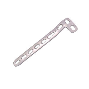 Plaque en T de fixation osseuse oblique à verrouillage en acier inoxydable, implant orthopédique vétérinaire, CE, manuel, usage hospitalier, Classe I - Product Image 5