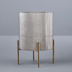 Juego de 3 macetas de metal de estilo rústico de Venta caliente con soporte - Product Image 3