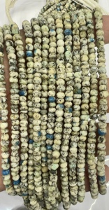 Venta al por mayor Natural K2 Jasper Facetado Rondelle Beads 4mm Aprox. 14 pulgadas Strand Cojín Corte Cuarzo Piedras preciosas sueltas Piedras preciosas - Product Image 5