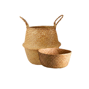 Special Offer Premium Quality SEAGRASS <b>BASKET</b> From Vietnam for <b>Laundry</b> Storage Plants Flower Pots Home Decor - Product Image 1