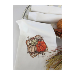 Custom Made 100% Cotton Golf <b>Kitchen</b> Towels Beige Floral Solid Colour Napkin Plates Accessories for Home Ceremony Serving - Product Image 4