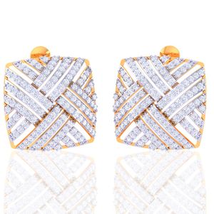 Ishi Diamonds Exquisito oro de 18 quilates Pendientes de diamantes cultivados en laboratorio de 1,49 quilates - Product Image 3