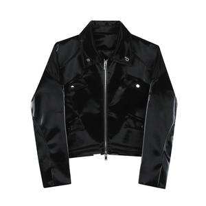 Veste d'automne décontractée à la mode pour hommes, vêtements d'extérieur en toile élégants avec conception de niche pour un style personnel - Product Image 5