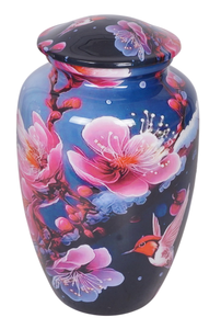 URNA DE CREMACIÓN DE NUEVO DISEÑO CON ACABADO PINTADO URNAS FUNERARIAS DE METAL URNA DECORATIVA DE INTERIOR - Product Image 5