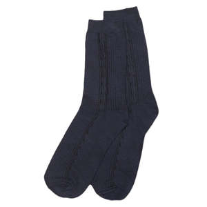 Men's <b>Socks</b> - Navy Blue - Product Image 1