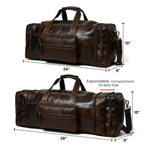 Acheter 100% Sac de voyage en cuir de bonne qualité disponible à prix réduit - Product Image 5