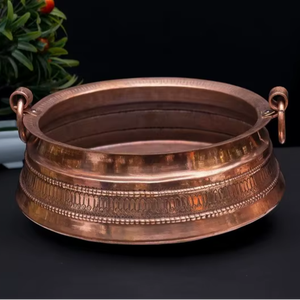 Cuenco de pedicura de Spa de cobre redondo elegante profesional diseño de lujo moderno ecológico para uso doméstico de salón Spa - Product Image 1