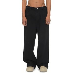 Spring Summer Black Blue Cargo <b>Jeans</b> <b>Men</b> Streetwear Denim <b>Jogger</b> Pants <b>Men</b> Baggy Harem <b>Jean</b> Trousers Plus Size - Product Image 3