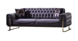 Sofá Cama Reclinable Moderno y Contemporáneo de Lujo, Muebles de Tela para el Hogar, Apartamento, Hotel, Villa, Conjunto de Sala de Estar Contemporánea - Product Image 5