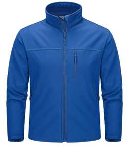Chaqueta de moto Softshell protectora transpirable con forro polar para hombre a prueba de viento cómoda todas las estaciones para viajar - Product Image 1