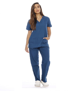 Ropa de seguridad de 2 piezas Juegos de fregado lavables multicolores para enfermeras y uniformes de hospitales - Product Image 5