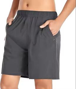 กางเกงขาสั้นสำหรับออกกำลังกายแห้งเร็วมีซิปสำหรับออกกำลังกายวิ่งออกกำลังกายแบบลำลองฝึกซ้อม2025 - Product Image 4