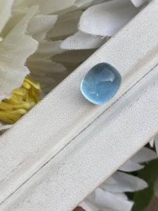 8.32ธรรมชาติที่ดีเยี่ยมกะรัตสีอะความารีนเบาะทรงหลังเบี้ยทรงหลวมอัญมณีทำเพชรเงางามดี - Product Image 4