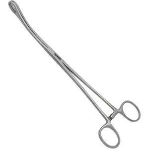 Jeune pince à saisir la langue Instrument dentaire chirurgical en acier inoxydable avec mâchoires en caoutchouc pour les procédures orales et ORL - Product Image 1