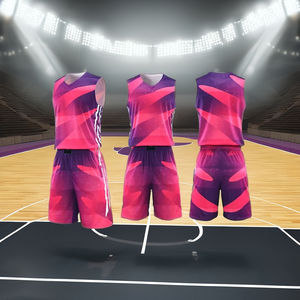 Conjunto de Uniforme de Baloncesto Personalizado Reversible de Doble Cara, Secado Rápido, Transpirable, 100% Poliéster Sublimado, Sin Mangas para Verano - Product Image 2