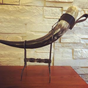 El proveedor genuino ofrece un cuerno para beber de búfalo Natural pulido de alta calidad tallado antiguo animal vikingo excepcional cuerno vikingo - Product Image 3