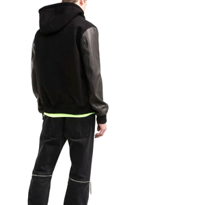 Custom Logo <b>Wool</b> Chenille Embroidery Baseball Letterman Jackets Men Vintage Varsity Waterproof Reversible Eco-Friendly Gothic - Product Image 4