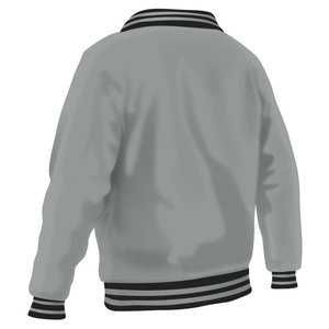 Veste universitaire de baseball unisexe de haute qualité, col montant, avec broderie en chenille, à capuche, chauffante pour l'hiver - Product Image 3